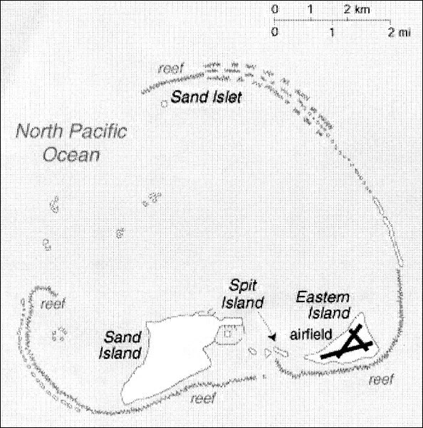 Map of Midway Atoll. Map of Midway Atoll.